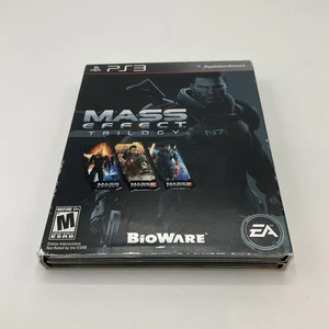 Mass Effect Trilogy Saga - Sony PlayStation 3 PS3 mit Schutzhülle 1,2 & 3 - Bild 1 von 5