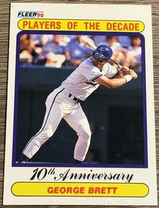 1990 Fleer - Players of the Decade George Brett #621 10.300 Hitting Seasons - Bild 1 von 2