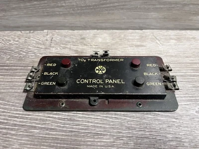 Marx Electric Switch Control Panel For Two Switches O-O27 Gauge Untested Vintage - Image 1 of 4