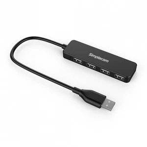 Simplecom CH241 Hi-Speed 4 Port Ultra Compact USB 2.0 Hub - Picture 1 of 1