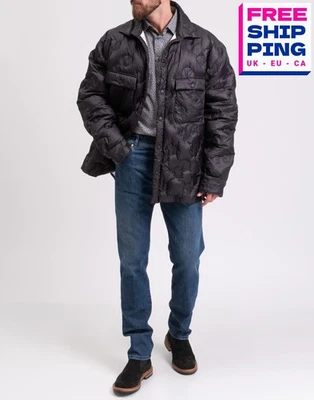 RRP €2200 DOLCE & GABBANA Down Quilted Jacket IT60 US50 4XL Snap Made in Italy — 第 1/4 张图片