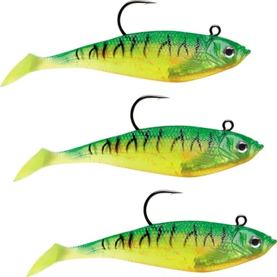 Storm Wildeye Swim Shad 3-inch Fishing Lures (3-Pack) - Fire Tiger - Image 1 of 2