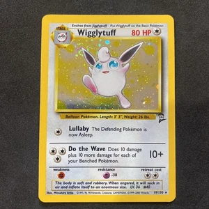 Wigglytuff 019/130 Base Set 2 Holo NM Vintage Rare With Swirl - Picture 1 of 4