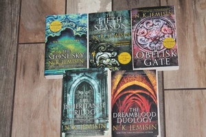 N.K. Jemisin Book Lot! The Inheritance Trilogy! Dreamblood Duology! Broken Earth - Picture 1 of 6