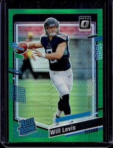 2023 Donruss Optic #298 Will Levis Green Hyper - Picture 1 of 2