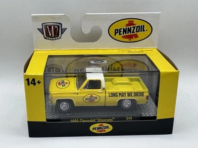 M2 Machines 1980 Chevrolet Silverado Pennzoil Theme - 1:64 Diecast Car - Image 1 of 4