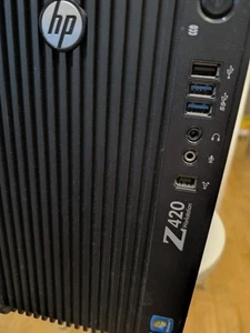 HP Workstation Z420 Intel XEON E5-1650 , 12 GO/ 120 SSD+1 To Nvidia QUADRO 2Go - Photo 1/8