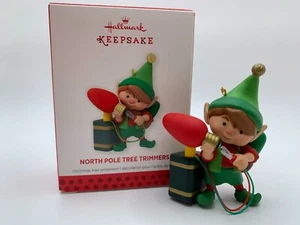 Hallmark Keepsake Ornament North Pole Tree Trimmers 2013 1st #1 Series Elf - Picture 1 of 5