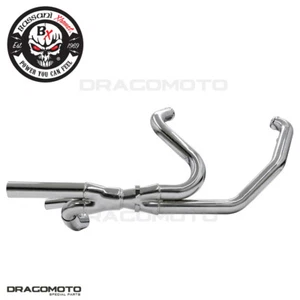 Harley FLHR 1584 ABS Road King 2009-2011 Header BASSANI Chrome 1F14A - Picture 1 of 4