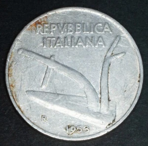 1953 Italy 10 Lire KM# 93 - Picture 1 of 2