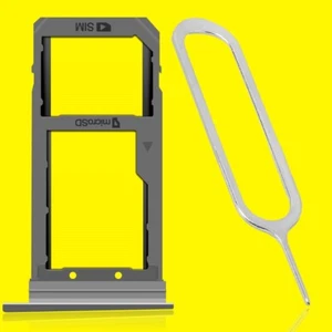 Sim Card Holder Slot Micro SD Card Tray +Eject Pin f Samsung Galaxy S7 SM-G930T1 - Picture 1 of 1