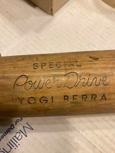 SCARCE YOGI BERRA" EARLY H&B 33"BASEBALL BAT #140S,  EX, NICE, READ, WOW!! - Picture 1 of 5