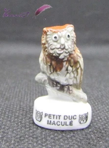 Feve Les Chouettes et Hiboux owl Edition Atlas " Le petit Duc maculé " #C41 - Bild 1 von 2