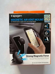 Support de support de voiture magnétique Spigen Air Vent - Force magnétique forte pour Mobil NEUF - Photo 1 sur 9