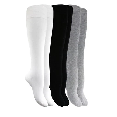 Women’s Bamboo Knee High Socks Thin Casual Dress Socks 3 Pairs - Image 1 of 4