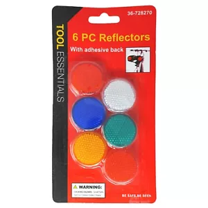 6 Pcs Reflectors Bicycle Bike Wheel Sporting Outdoor Accessory - Picture 1 of 7