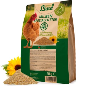 HÜHNER Land Milben Spezialfutter 5kg für Hühner - Artgerechtes Hühnerfutter - Bild 1 von 7