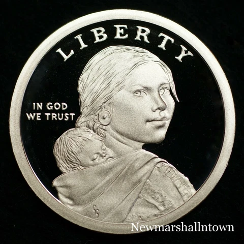 2020 S Native American Sacagawea Mint Proof ~ US Coin from Proof Set Cover