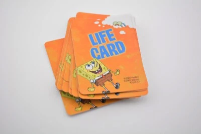 Spongebob Squarepants Game of Life  replacement part pieces - qty 23 life cards - Image 1 of 2