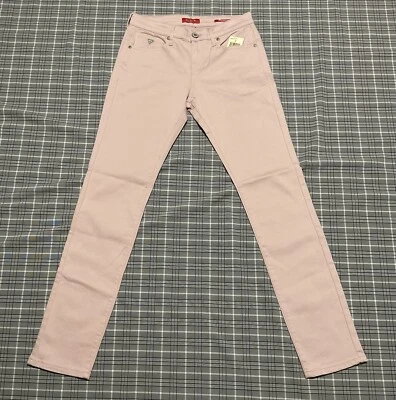 GUESS MEN SCOTCH FIT MEDIUM RISE STRETCH SKINNY JEAN - FADED PINK COLOR SIZE 33 - Image 1 of 4