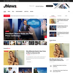 News Website Design with Free VPS Web Hosting and Installation - Picture 1 of 5