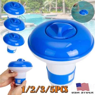 游泳池 水疗 化学分配器 平板电脑支架 - 氯溴漂浮 批量 — 第 1/4 张图片