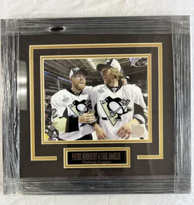 Patric Hornqvist & Carl Hagelin Pittsburgh Penguins Framed Photo 17’ x 16’ GOAT - Picture 1 of 12