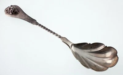 Gorham Cuchara de Plata Esterlina Arte Plata con Emblema de León 3D Foto 1 de 4