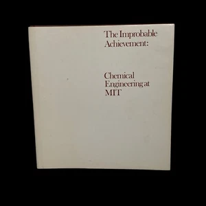 The Improbable Achievement Chemical Engineering at MIT Massachusetts 1979 HBDJ - Picture 1 of 16