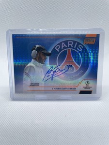 Topps Stadium Club Chrome CL 21/22 Orange Prism Refractor Paris Neymar Jr. /25