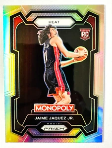 2023-24 Panini Prizm Monopoly Jaime Jaquez Jr. SILVER Prizm RC #48 Heat Rookie! - Picture 1 of 3