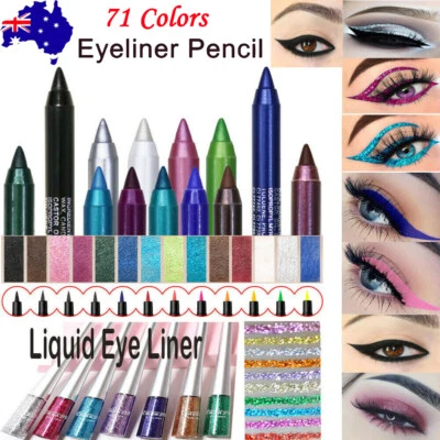 Colorful Liquid Eyeliner Pencil Eye Liner Gel Pen Long Lasting Waterpoof Makeu ∮ - Image 1 of 4
