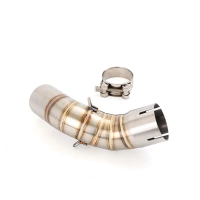 For Kawasaki Z900 Until 2019 Motorcycle Connect Exhaust Mid Link Pipe Steel Slip - Image 1 of 4