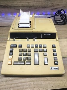 Cannon Vintage elektrischer Taschenrechner CP1214D getestet funktioniert - Bild 1 von 5
