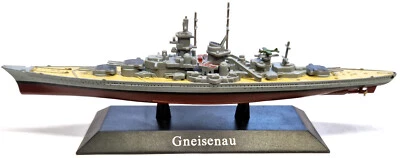 Gneisenau Battleship, 1930, Detailed 1:1250 Scale Diecast and Plastic Model - Image 1 of 3