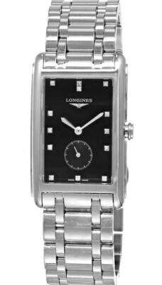 Longines DolceVita Rect 13 Diamonds Womens Watch L5.755.4.57.6 - NEW - Image 1 of 4