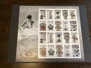 Scott #5504-13 - Ruth Asawa Blatt mit 20 Briefmarken - 2020 - postfrisch-usa - Bild 1 von 1