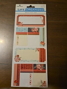 Paper House HEART AND FLORAL  Labels 🏷 Tags Scrapbooking Stickers  - Picture 1 of 1