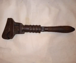 Antique / Vintage BEMIS & CALL Dual Jaw Adjustable Monkey & Pipe Wrench MASS USA - Picture 1 of 12