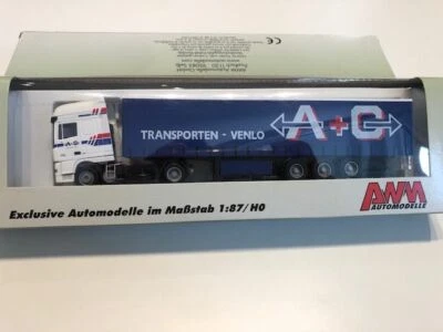 AWM 569461 DAF XF 105 480 Gardinenplanen Sattelzug A+G Transporte Venlo 1:87 OVP - Bild 1 von 2