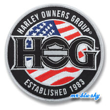 H.O.G. Flag Patch ~ Harley Davidson Owners Group