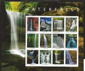 US Scott #5800, Miniature Sheet 2023 Waterfalls VF MNH - Picture 1 of 1