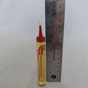 Tubo utilitario Amalie sellado al aceite con tapa de aproximadamente 2 oz tubo de colección stock antiguo - Imagen 1 de 5