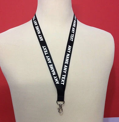 Collar de seguridad de identificación de oficina escuela trabajo cordón personalizado estampado personalizado