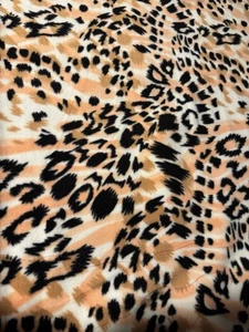 Anti Pille Fleece Stoff 1,5 Yard Lot-Tiermotiv - Bild 1 von 1