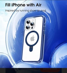 CASEKOO Air-Filled for iPhone 15 ProMax Case with Magnetic Ring Stand - Picture 1 of 6