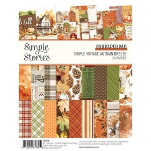 Simple Stories - Simple Vintage Autumn Breeze - Almohadilla de papel 6x8 - Imagen 1 de 2