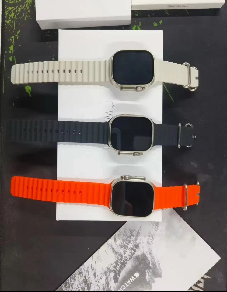 Apple Watch Ultra 2 49mm estojo de titânio com pulseira oceânica GPS+celular, desbloqueado - Imagem 1 de 4