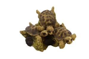 BIZCO VINTAGE STONE CRITTERS 3 TORTUGAS MARINAS 5,5" - Imagen 1 de 7
