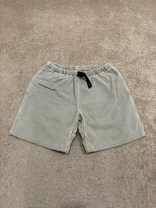Vintage Gramicci Herren Seersucker Gürtel Shorts Größe Medium grün kariert USA - Bild 1 von 7